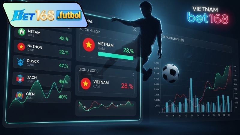 Cách soi kèo bóng đá Việt Nam Bet168